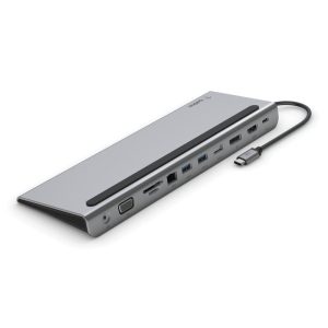 Belkin - Multiport hub - USB-C 11-in-1 med 100W PD laddningsport