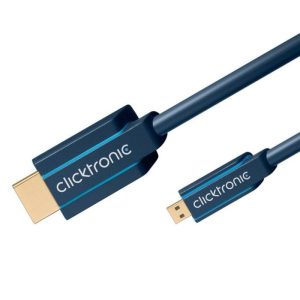 Clicktronic Micro-HDMI-kabel High Speed 3 m