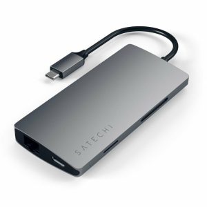 Satechi USB-C Multi-Port Adapter 4K Gigabit Ethernet V2 - Space Grey