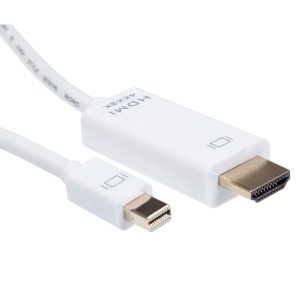 iiglo Mini-DisplayPort till HDMI-kabel 1m - Vit